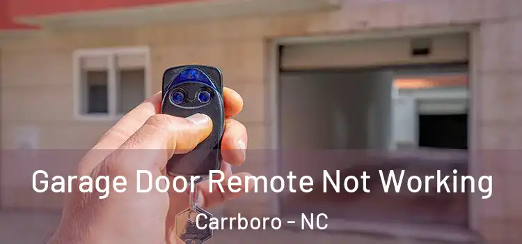  Garage Door Remote Not Working Carrboro - NC